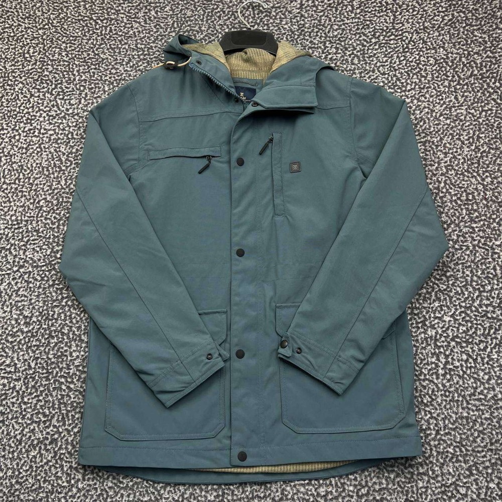 Roark‎ Fjordsman Jacket Men Medium Blue Full Zip Long Sleeve Outdoor New M